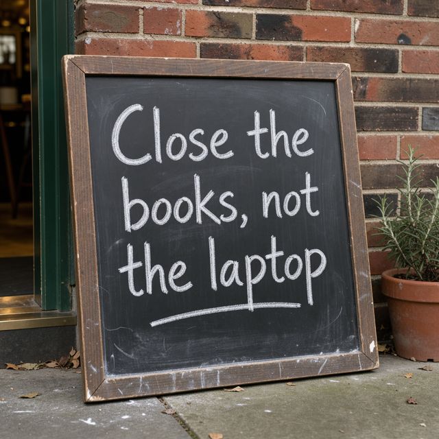 FLUX 3 Image, chalkboard